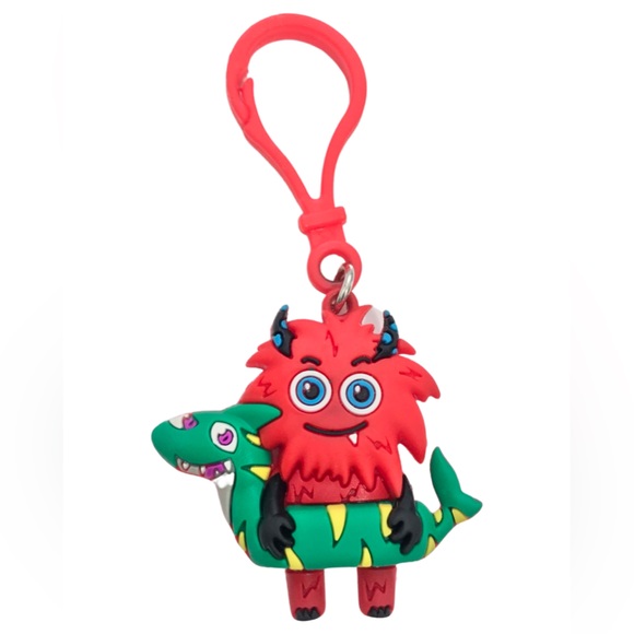 Accessories - Red and green monsters keychain